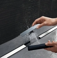 Крышка душевого канала Geberit CleanLine20 154.451.00.1, 30-130 cм, тёмный металл/матовый металл - Gidratop.ru изображение