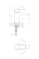 NAUTIC-LS1-01-W0 Смеситель для раковины однорычажный, без донного клапана, исполнение хром - Gidratop.ru изображение
