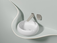 Умывальник чаша накладная круглая Element 360x360x120мм - Gidratop.ru изображение