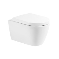 Унитаз подвесной безободковый BelBagno MARINO BB105CHR/BB865SC - Gidratop.ru изображение