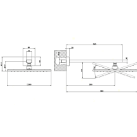 Gessi Rettangolo верхний душ для настенного крепления 300x300мм, цвет: хром - Gidratop.ru изображение