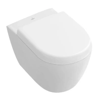Подвесной унитаз Villeroy&Boch Subway 2.0 5606R0R1, безободковый, Альпийский белый CeramicPlus - Gidratop.ru изображение