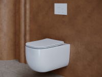 Подвесной унитаз Noel Rimless - Gidratop.ru изображение