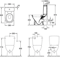 Напольный унитаз Villeroy&Boch O.Novo 5689 10R1 - Gidratop.ru изображение