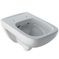 Унитаз подвесной Geberit Renova Plan 202170000, безободковый - Gidratop.ru изображение