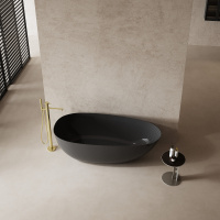 Карбоновая ванна ABBER Karbon AK9011-1.7 черная - Gidratop.ru изображение