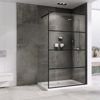 Душевая перегородка ABBER Immer Offen AG65100B - Gidratop.ru изображение