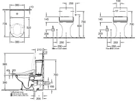 Напольный унитаз Villeroy&Boch Hommage 666210R2 / 772111R2 - Gidratop.ru изображение