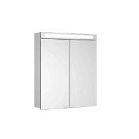 Зеркальный шкаф Keuco Royal E-One 44301171301, 60 см, с подсветкой, алюминий серебристый - Gidratop.ru изображение