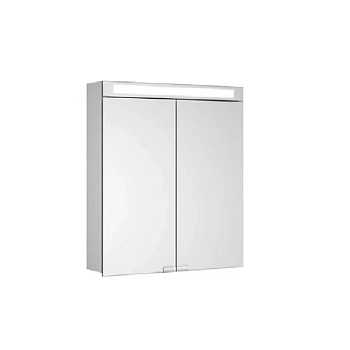 Зеркальный шкаф Keuco Royal E-One 44301171301, 60 см, с подсветкой, алюминий серебристый