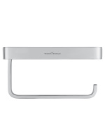 Держатель для туалетной бумаги с полкой WONZON & WOGHAND FLAT, Хром (WW-9736) - Gidratop.ru изображение