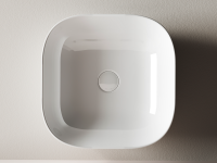 Умывальник чаша накладная квадратная Element 425x425x145мм - Gidratop.ru изображение