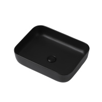 Раковина накладная ABBER Rechteck AC2202MB черная матовая - Gidratop.ru изображение