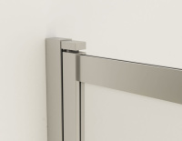 Душевая шторка на ванну VSB-1E100CL, 1000*1450, хром, стекло прозрачное - Gidratop.ru изображение