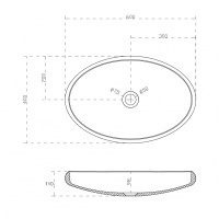 Раковина накладная ABBER Stein AS2614 белая матовая - Gidratop.ru изображение
