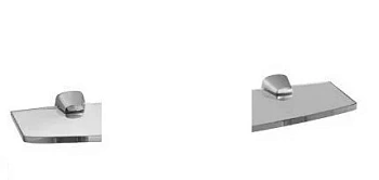 Держатели для хрустальной полки Keuco City.2 02710010000 2 шт. без полочки