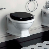 Унитаз подвесной безободковый "Rimless", 53х38,5см, цвет: белый - Gidratop.ru изображение