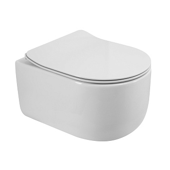 Унитаз подвесной безободковый BelBagno SOFT-TOR BB084CH-TOR/BB2034SC