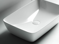 Умывальник чаша FORM накладная прямоугольная 590x400x145мм - Gidratop.ru изображение