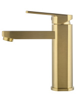 Смеситель для раковины WONZON & WOGHAND FRAME, Брашированное золото (WW-88139010-BG) - Gidratop.ru изображение