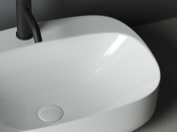 Умывальник чаша накладная овальная Element 595x420x155мм - Gidratop.ru изображение