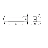 Крючок Keuco Edition 11 11116050000, цвет никель шлифованный - Gidratop.ru изображение