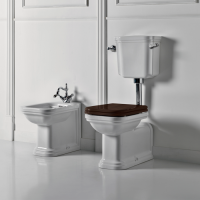 Крепление вертикальное для напольных унитазов/биде, цвет хром - Gidratop.ru изображение