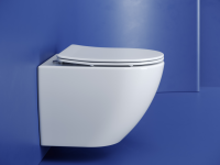 Подвесной унитаз Metropol Торнадо безоободковый белый - Gidratop.ru изображение