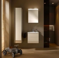 Тумба с раковиной Keuco Royal Reflex 34070 140000+34071 311001, 100 см, корпус и фасад трюфель - Gidratop.ru изображение