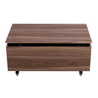 SLIDER Тумба с одним выкатным ящиком, орех дымчатый, 796x476x300, SLIDER-800-1C-PI-NA-P - Gidratop.ru изображение