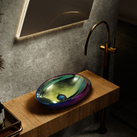 Раковина накладная ABBER Bequem AC2107Regen хамелеон - Gidratop.ru изображение