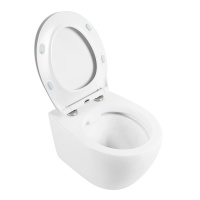 Унитаз подвесной безободковый BelBagno PROSPERO BB507B/BB2020SC - Gidratop.ru изображение