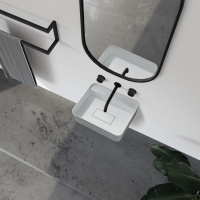 Раковина подвесная ABBER Stein AS2626 белая матовая - Gidratop.ru изображение