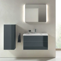 Шкаф Keuco Royal Reflex 34020 110001 подвесной 35 см, антрацит, петли слева - Gidratop.ru изображение