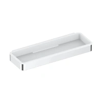 Полка для мыла Keuco Plan 14958 010051, хром, белый - Gidratop.ru изображение