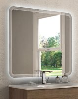 Зеркало со встроенной LED подсветкой 54352, 100х90 - Gidratop.ru изображение