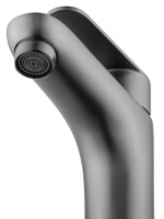 Смеситель для раковины WONZON & WOGHAND ALFA, Темный графит (WW-A40202-BGG) - Gidratop.ru изображение