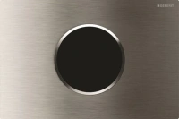 Клавиша смыва Geberit Sigma 115.908.SN.1 Type 10, бесконтактная, сенсорная, для унитаза, 3В, двойной смыв, нержавеющая сталь, матовая/полированная - Gidratop.ru изображение