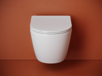 Подвесной унитаз CERAMICANOVA Uno смыв Торнадо 490x360x360 белый - Gidratop.ru изображение