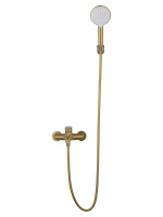 Смеситель для ванны с душем WONZON & WOGHAND ALFA, Брашированное золото (WW-AE3204-BG) - Gidratop.ru изображение