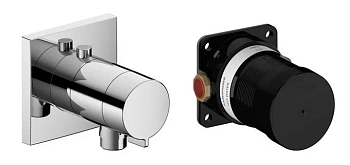 Смеситель Keuco IXMO_Solo, для душа с термостатом, хром, 59554010022