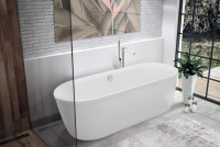 Акриловая ванна CEZARES METAURO-Central-180-80-40-W-MATT, 180x80x40 - Gidratop.ru изображение
