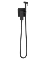 Смеситель с гигиеническим душем встраиваемый WONZON & WOGHAND EDGE, Черный матовый (WW-88829003-MB) - Gidratop.ru изображение