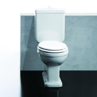 Унитаз моноблок 67х36.5см, с вертик. сливом, с бачком и механизмом, цвет: белый - Gidratop.ru изображение