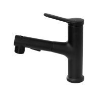 Смеситель с выдвижным изливом, черный матовый BB-LVMD-NERO-W0 - Gidratop.ru изображение