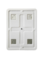 Зеркало с встроенным светильником и сенсорным выключателем SPC-MAR-500-600-LED-TCH, 12W, 220-240V, 500x30x600 - Gidratop.ru изображение