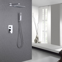 Душевая система ABBER Weiss Insel AF8018 скрытого монтажа без излива, хром - Gidratop.ru изображение