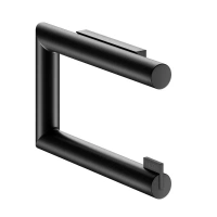 Держатель туалетной бумаги Keuco Reva 12862370000, цвет черный матовый - Gidratop.ru изображение