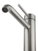 Смеситель для раковины высокий WONZON & WOGHAND STICK, Брашированный никель (WW-88239017-BN) - Gidratop.ru изображение