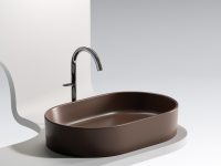 Умывальник чаша накладная овальная (цвет Темно-x - Gidratop.ru изображение